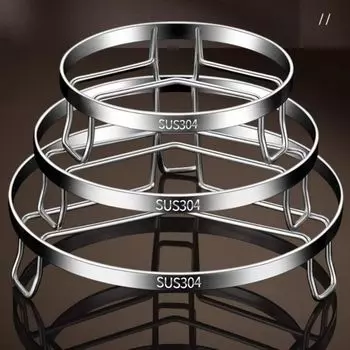 Круглый кухонный держатель для пароварки, штабелируемый поднос для варки яиц, подставка для пароварки, бытовая 15.5*3.5cm