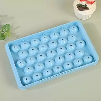 Круглый лоток для кубиков льда, креативный производитель хоккейных мячей, круглая форма для виски, силиконовая форма для самостоятельного изготовления, инструменты для домашней кухни зелёный