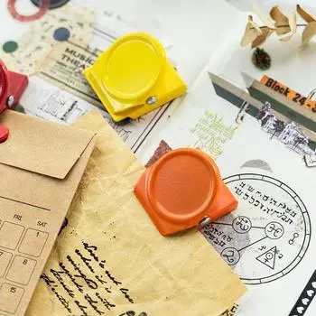 Круглый магнитный зажим для бумаги, магнит-держатель для меню на холодильник, квадратный магнитный зажим белый