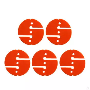 Круглый маркер 5 шт. для подводного плавания с аквалангом жёлтый