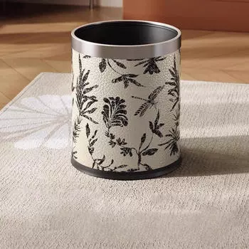 Круглый мусорный бак, мусорное ведро, декоративный мусорный контейнер, многоразовая мусорная корзина для мусора Style A
