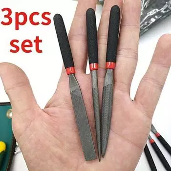 Круглый напильник с мелкими зубьями, конусный, 118 мм, для ремонта отверстий диаметром 1 мм и изготовления моделей