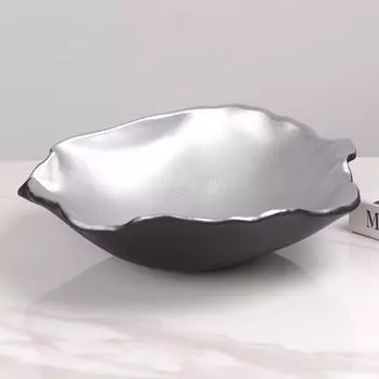 Круглый нерегулярный поднос фруктовая тарелка современный свет роскошная модель комната гостиная обеденный стол украшение домашнее хранение украшение