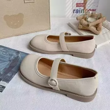 Круглый носок готический японский стиль Лолита милая женская летняя обувь Мэри Джейн на низком каблуке элегантные туфли кавайи для женщин 2024 Y2k 35