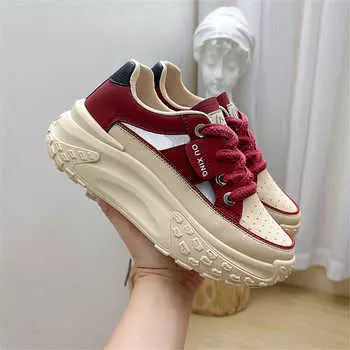 Круглый носок Нескользящие сникерсы Мужские балетки Мальчики Кроссовки Кроссовки Распродажа Спортивная обувь ручной работы Специальная обувь Классическая Красофка 4.5