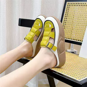 Круглый носок резиновая подошва женские зашнурованные туфли школьные тапочки домашние сандалии кроссовки спортивные иностранные купить роскошные Boti новинка 35