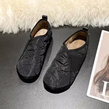 Круглый носок Весна/осень Плоские однотонные туфли без застежек Женская обувь 2024 Лидер продаж Небольшие повседневные лаконичные туфли на плоской подошве Sapatos Baixos Femininos 35 абрикосовый