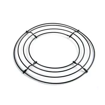 Круглый обруч Diy Рождественский проволочный венок Рамка настенная для свадьбы Валентина 12 inch