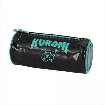 Круглый пенал Kuromi Enamel, черный