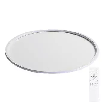 Круглый плоский панельный светильник в минималистичном скандинавском стиле, светодиодный потолочный дисковый светильник для гостиной 30cm / 11.81in белый