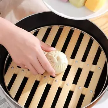 Круглый поднос для варки на пару Водонепроницаемая подставка для варки на пару Плита для варки на пару Кухня 24cm