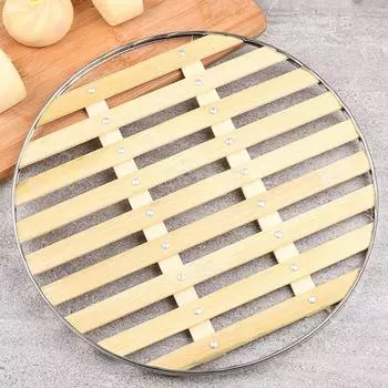 Круглый поднос для варки на пару, водонепроницаемая подставка для варки на пару, корзина для варки на пару, кухня 24cm