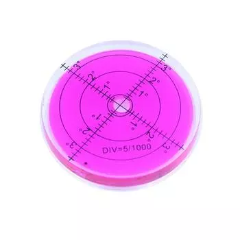 Круглый пузырьковый уровень 66*10 мм, спиртовой уровень, градусная отметка, поверхность, круглый пузырьковый уровень для измерительного прибора, зеленый, красный, синий, белый