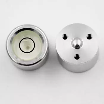 Круглый пузырьковый уровень Bullseye, размер 19*14,5 мм, монтажные отверстия M2.5, 1 шт.