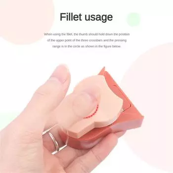 Круглый резак для бумаги, гладкий резак для серого домашнего хозяйства, простой в использовании, цветной АБС-пластик, бытовые товары, резак для бумаги