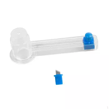 Круглый резак для бумаги, ручной триммер, инструмент для поделок и офисного использования 4.4x14.2x5cm