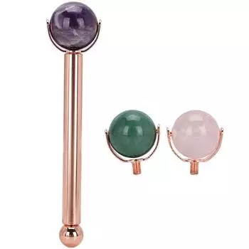 Круглый роликовый массажер для лица, подтягивающий кожу, лифтинговый массажер для лица против морщин