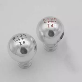 Круглый шариковый рычаг переключения передач из алюминиевого сплава, 5-ступенчатая головка редуктора, персонализированная модификация, рычаг переключения передач, подходящий для автомобильного использования, головка редуктора