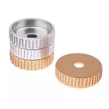 Круглый шлифовальный круг для дерева, шлифовальный резной вращающийся инструмент, абразивный диск для угловой шлифовальной машины, карбид вольфрама, отверстие 16 мм, 22 мм S серебряный