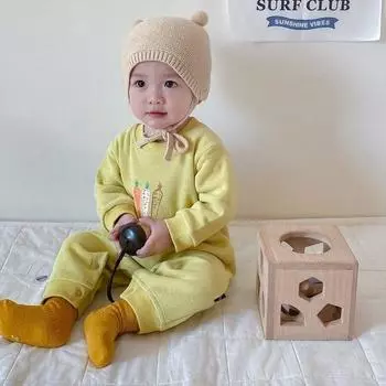 Круглый скафандр Venetian Baby Three Dang-Dang, размер №. 80, лучшая детская одежда Кореи