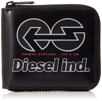 Круглый складной кошелек X08996 P4635 ЧЕРНЫЙ [Дизель] [Товар]