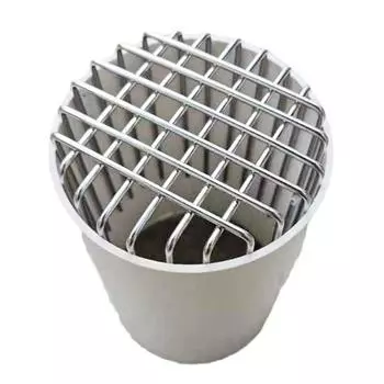 Круглый слив для пола на крыше из нержавеющей стали, антиблокировочная крышка для дренажа балкона, большой объем водосточной трубы на крыше