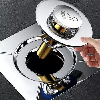 Круглый сливной кран для пола в ванной комнате - Напольное покрытие для душевой комнаты, сливная заглушка для душа в ванной комнате