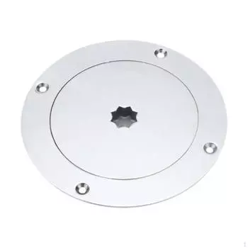 Круглый смотровой люк для палубы лодки, фурнитура, простая установка, водонепроницаемая, погодоустойчивая
