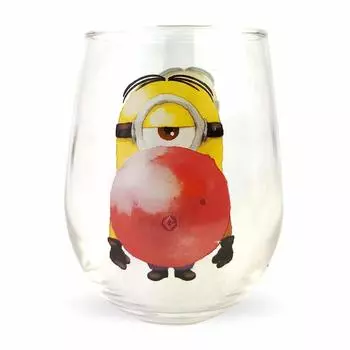 Круглый стеклянный стакан Sunart 330 мл жевательная резинка Minions Goods Movie Tableware Present Сделано в Японии Minions SAN3353-2