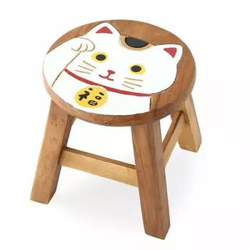 Круглый табурет Lucky Cat Белый 10720860107 Tomo.cop белый