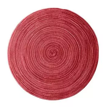 Круглый теплоизоляционный стол, коврик для кружки, коврик для столовых приборов, нескользящие подставки, домашний декор 11cm зелёный