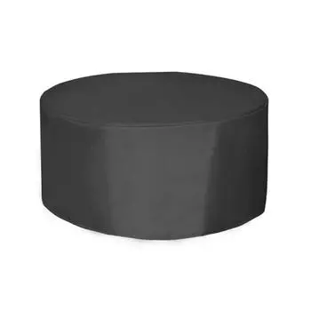 Круглый водонепроницаемый чехол для садовой мебели для патио, защитный чехол от пыли для уличного стола и стульев Short,185*95cm