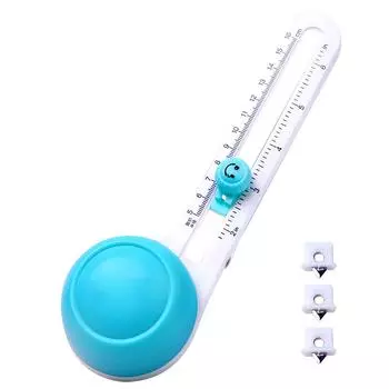 Круговой резак для бумаги с вращением на 360 градусов, четкая шкала, регулировка направляющих, противоскользящая обрезка бумаги