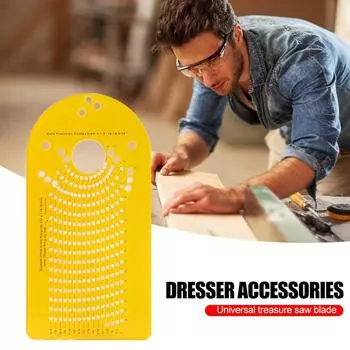 Круговой режущий шаблон 200J, модель 200 для погружных фрезерных инструментов жёлтый