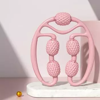 Круговой роликовый массажер для ног для расслабляющего инструмента для похудения икр