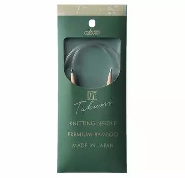 Круговые спицы Clover 60 см, большие Takumi -S 7 мм CL45-727