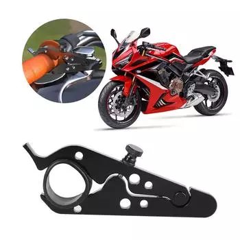 Круиз-контроль Мотоциклетный контроллер дроссельной заслонки Блокировка вспомогательного фиксатора Регулируемая универсальная ручка для запястья Вспомогательный держатель ручки Black