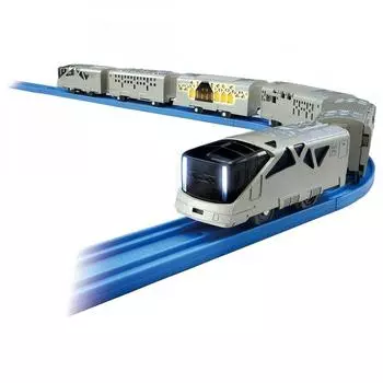 Круизный поезд TAKARA TOMY Plarail серии DX TRAIN SUITE Shiki Island 810130 серебристый