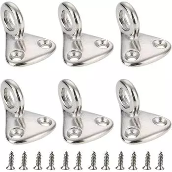 Крюк для крыла лодки, вешалка для крыла из нержавеющей стали 316, прочная пружинная защелка, крючок для веревки, морская лодка, пальто, шляпа, фурнитура, аксессуары с винтами