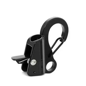 Крюк из нержавеющей стали 316, безузловая система крепления с быстроразъемным тросом(Веревка в комплект не входит), Регулируемый кулачковый зажим с тросовым замком, выдерживает нагрузку 8000 фунтов. серебряный