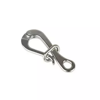 Крюки из нержавеющей стали с быстросъемным креплением Крюки для гусиной головы Морские крючки Крюки для спасательных плотов Крюки-пружины 1pcs