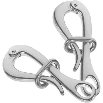 Крюки с быстрой разблокировкой Крюки для парусных лодок на открытом воздухе Крюки для спасательных шлюпок из нержавеющей стали Многоцелевые крючки для спасательных плотов Крюки из нержавеющей стали Крюки с быстрой разблокировкой 1pcs