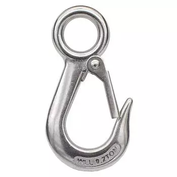 Крюки-захваты, скользящие крюки, подъемный крюк из нержавеющей стали 304, такелажные принадлежности,(Крюки захватные 0,2т/0,3т/0,5т) 0.2t серебряный