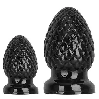 Крупногабаритная черная анальная пробка, заднее анальное расширение, анальное отверстие, женский мастурбатор, эротические товары S
