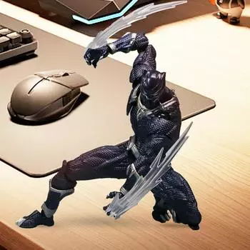 Крупногабаритная фигурка с подвижными суставами, украшение для рабочего стола, подарок для любителей фигурок One Size чёрный