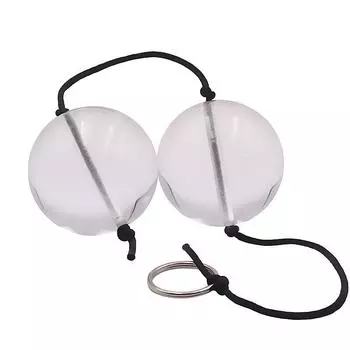 Крупногабаритные бусины с двойным шариком, хрустальное стекло, стимуляция, упражнения, умный шарик, флирт, женская мастурбация, секс-продукт для взрослых