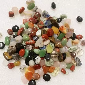 Крупные частицы Промывка драгоценных камней Натуральный кристаллический песок Ландшафтный кристаллический камень Цвет катящегося камня Различные материалы 15-20MM