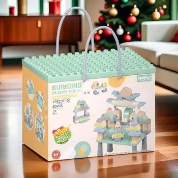 Крупные детали своими руками, строительные блоки из соломы, сборка для родителей и детей, простые и элегантные игрушки для развития интеллекта и цветоощущения разноцветный