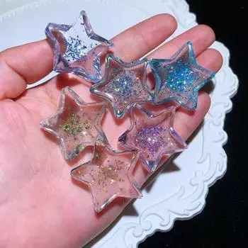 Крупные мелкие блестки с блестками, объемные голографические крупные блестки для макияжа из смолы, тела, лица, глаз, эпоксидные блестки для стаканов розового золота