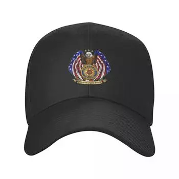 Крутая бейсболка с логотипом American Legion Riders, унисекс, женская регулируемая на заказ взрослая бейсболка с гербом США, весенняя шапка для папы Adjustable Cap